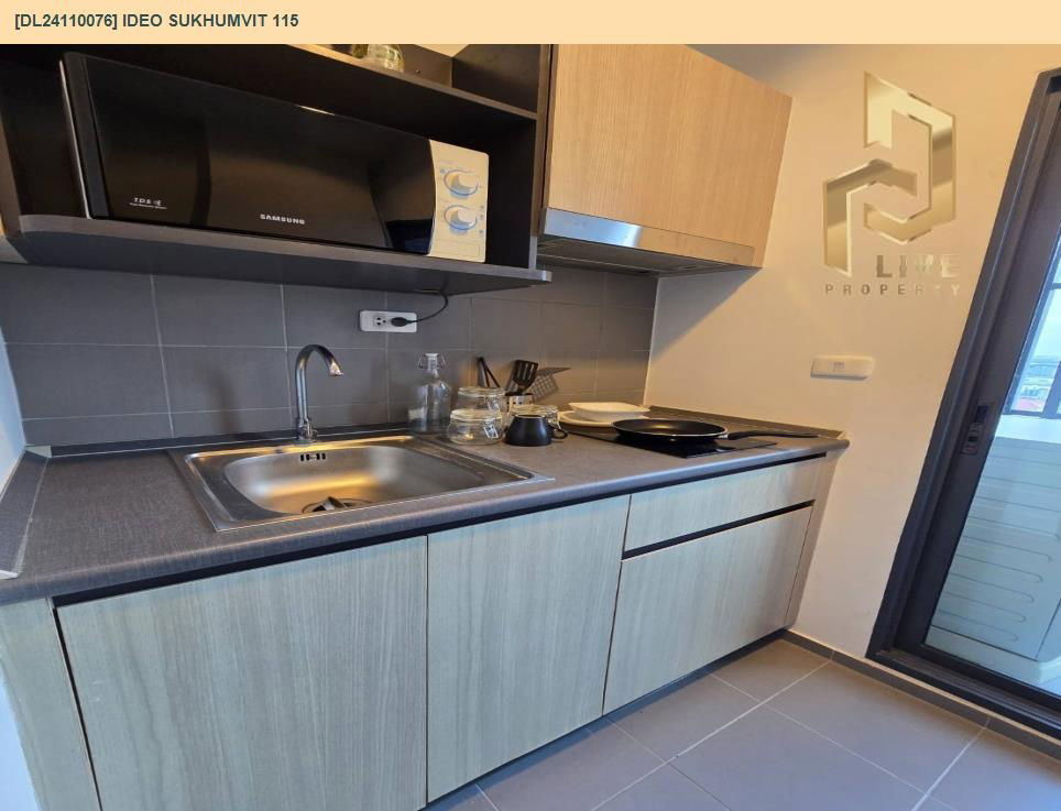 picture DL24110076 Condominium for sale, Ideo Sukhumvit 115 (IDEO SUKHUMVIT 115), ready to move in, call 0638692663 LineID@655ebbvc - 5/8