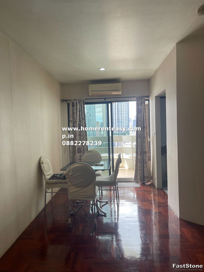 picture For rent: Phayathai Plaza, large room, next to BTS Phayathai, near Chula, large room, 1 bedroom, 2 bathrooms, suitable for students. - 5/11