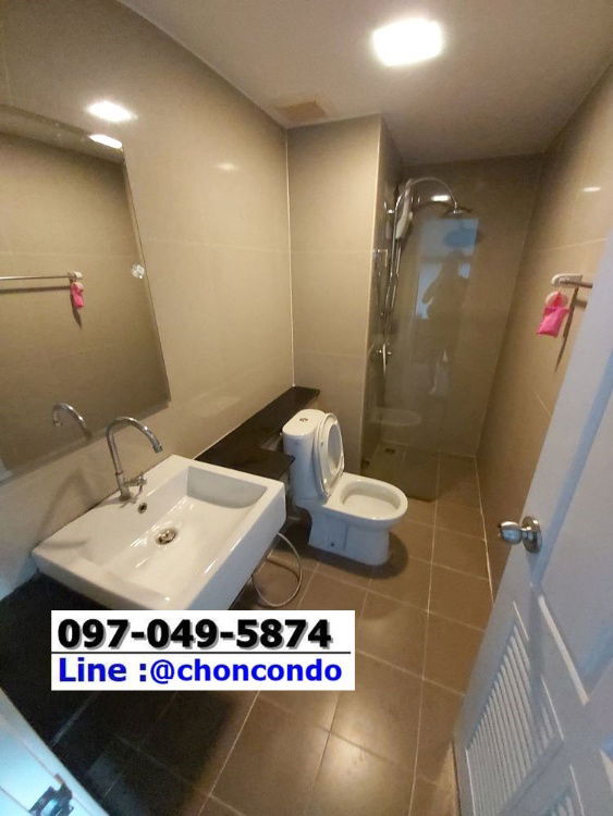 รูป Living Avenue ตึกD ชั้น2 บางแสน ----------- ห้องว่าง 30 กัยายน 68 -----------Tel 097-049-5874 (Line: @choncondo มี@ด้วย) - รูปที่ 9/13