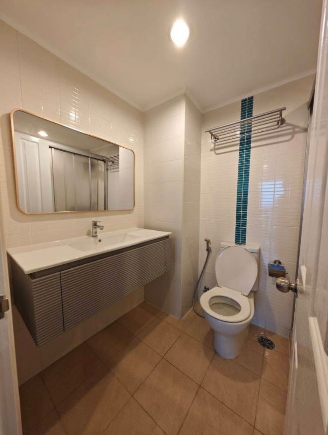 picture Beautifully decorated room, newly renovated ✨ 🛋 For rent, Lumpini Place Rama 9-Ratchada, ready to move in ✅ - 9/10