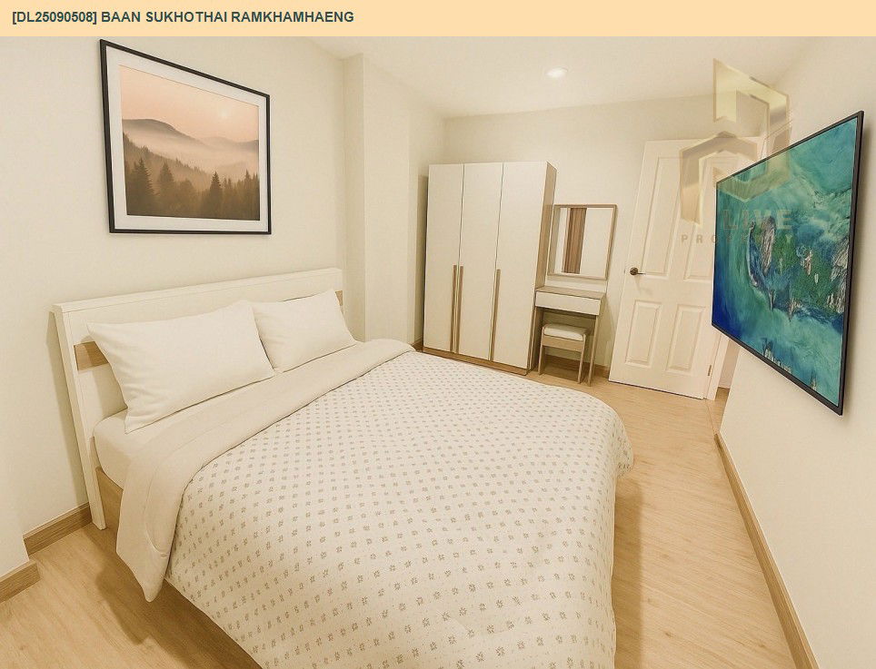 picture DL25090508 Condo for rent, Baan Sukhothai Ramkhamhaeng near -, ready to move in, call urgently 0653619502 LineID @534wlwof - 2/12