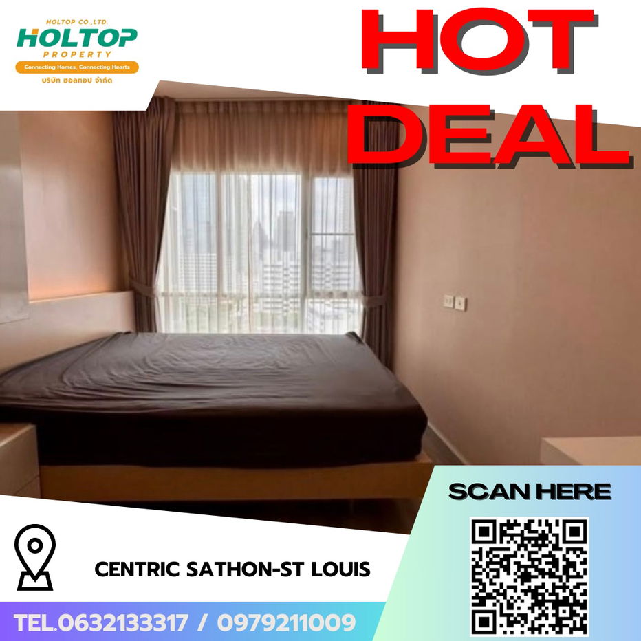รูป #R6532 🎉 220968 ให้เช่าคอนโด Centric Sathon-St Louis - รูปที่ 1/15