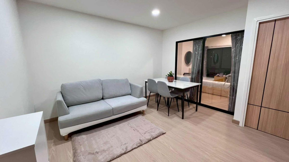 รูป  ให้เช่า คอนโด เพลิน เพลิน GENWIDE รังสิต-คลองหลวง** ชั้น 3 | ห้องมุม | Type : 2 Bedroom | 43.5 ตร.ม. - รูปที่ 4/8