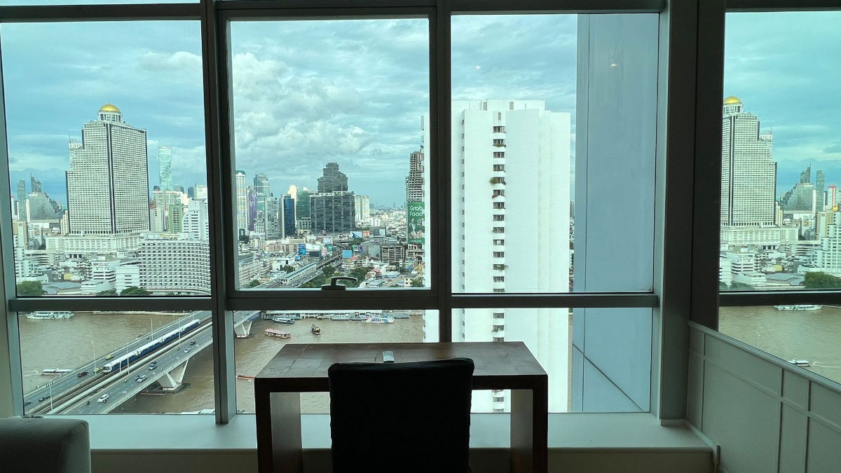 picture Baan Sathorn Chaopraya - 1bed 60sqm. River view 6.4MB Available now - 4/13