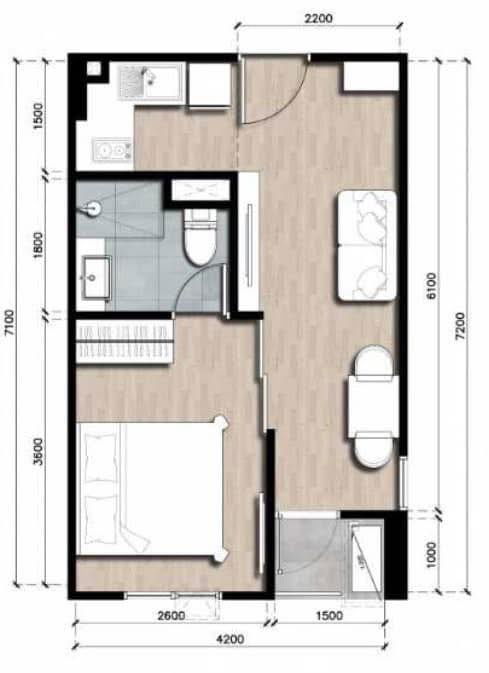 รูป 🤝🏻RB20661 ให้เช่าถูกมาก👍เดอะ ทีค พัฒนาการ-ทองหล่อ✅แอดไลน์ @mproperty( มี @ ด้วย) แอดมินตอบไว - รูปที่ 5/6