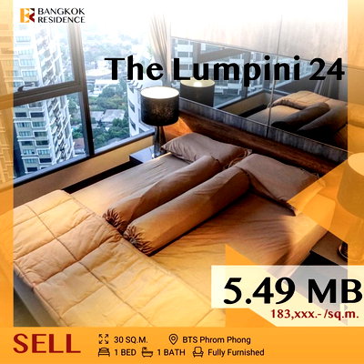 Condos for sale : 💎Stylish Unit, The Lumpini 24 near BTS Phrom Phong 