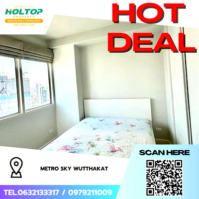 Condos for rent : #Z2497💥220968🔥Condo for rent: Metro Sky Wutthakat