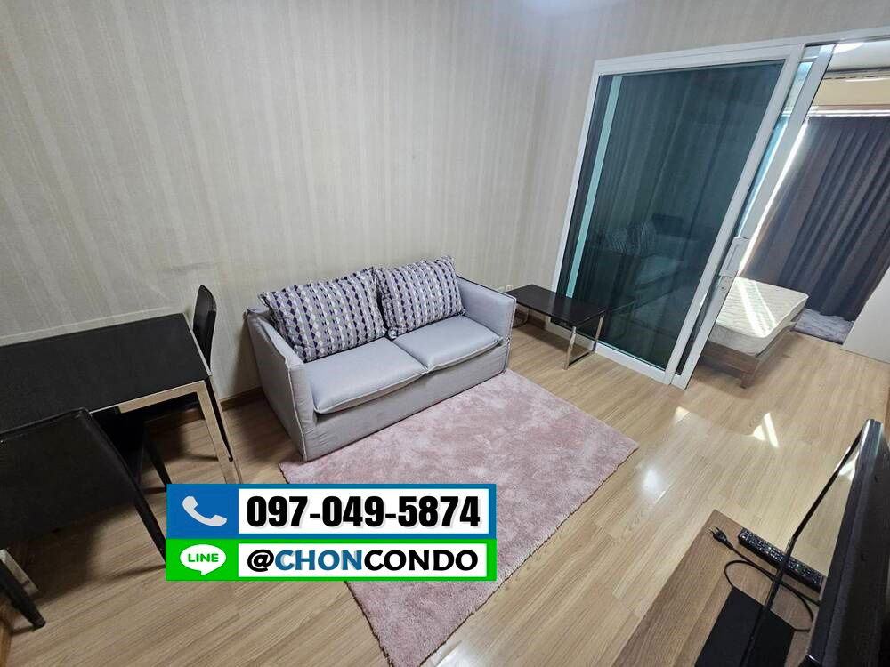 รูป The Idol condo บางแสน ตึกA ชั้น7 -----------------Tel 097-049-5874 (Line: @choncondo มี@ด้วย) - รูปที่ 3/11