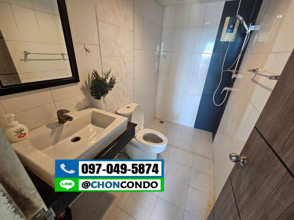 รูป The Idol condo บางแสน ตึกA ชั้น7 -----------------Tel 097-049-5874 (Line: @choncondo มี@ด้วย) - รูปที่ 9/11