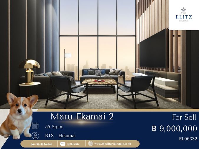🐱🐶 ใครกำลังหาห้องเลี้ยงน้องๆได้ในสุขุมวิท ต้องดู Maru Ekkamai 2 ห้องนี้เลย 💯