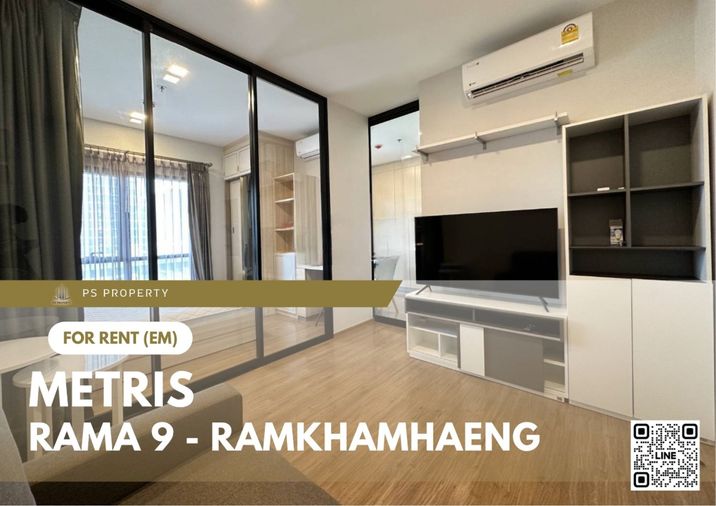 ให้เช่า 📍 Metris Rama 9 - Ramkhamhaeng 📍 เฟอร์นิเจอร์ และ เครื่องใช้ไฟฟ้าครบ ใกล้ Airport Link รามคำแหง