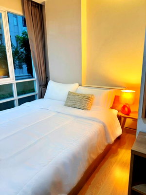 คอนโดให้เช่า : 🏬 ให้เช่า Emerald Residence Ratchada - ห้องสวย เฟอร์ครบ ใกล้ MRT ห้วยขวาง น่าอยู่สุดๆ 