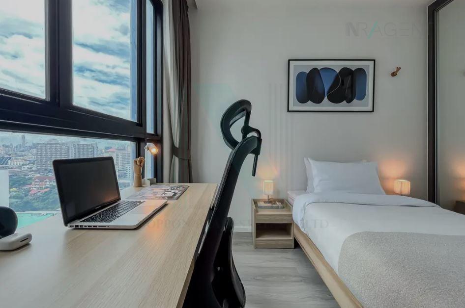 รูป 🔺 ให้เช่าคอนโด ควินน์ รัชดา 17 อาคาร 1 ชั้น 14 2 ห้องนอน ขนาด 67.00 ตรม ใกล้ Glasshouse รัชดาภิเษก - รูปที่ 2/8