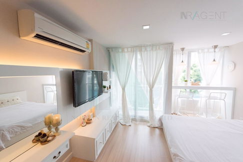 ให้เช่าห้อง Studio วิวสวย อาคาร B ชั้น 4  ใกล้ BTS ปุณณวิถี