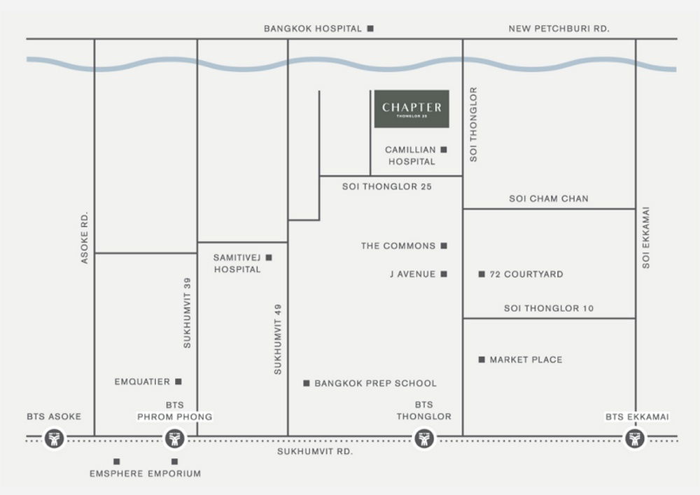 picture Call : 095-456-4655 Condo Chapter Thonglor 25 @BTS Thonglor 35 sq.m, 1 bedroom, Building B, fully furnished - 12/13