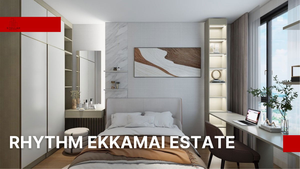 picture RHYTHM EKKAMAI ESTATE 📍 19th floor, beautiful view, fully built-in, complete furniture, with all new electrical appliances - 1/5