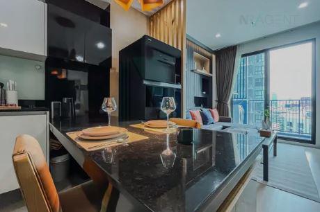 รูป 🔺 ให้เช่าคอนโด ควินน์ รัชดา 17 อาคาร 1 ชั้น 14 2 ห้องนอน ขนาด 67.00 ตรม ใกล้ Glasshouse รัชดาภิเษก - รูปที่ 7/8