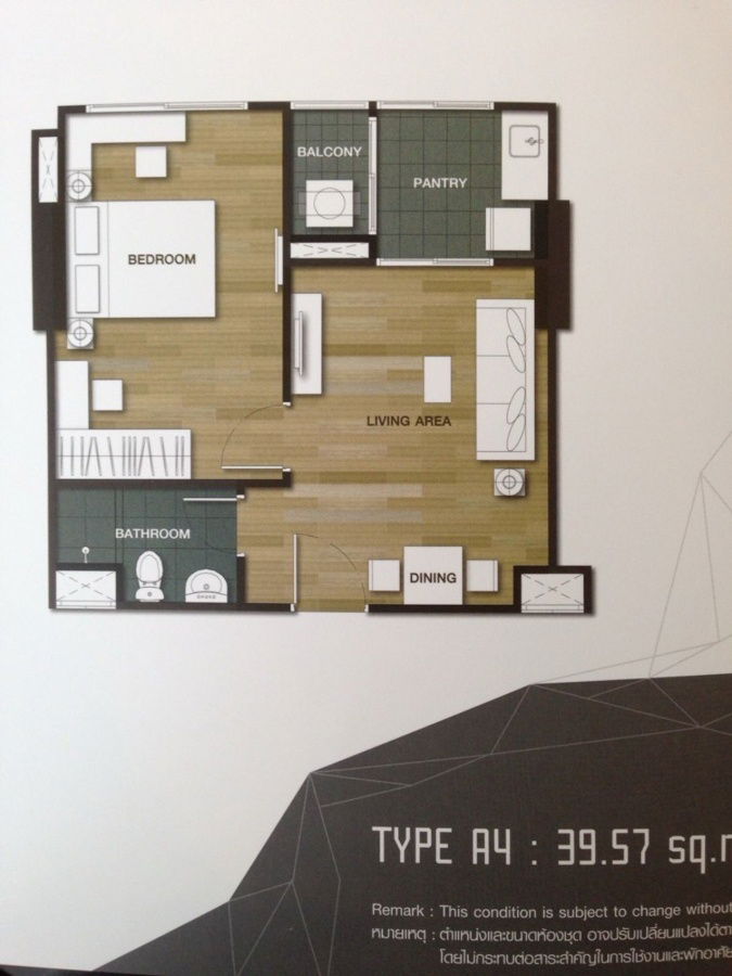 picture WS3961 [Rent] The Niche Mono Ratchavipha – Ratchavipha 💰 Rent 10,000 baht/month 🚆MRT Wong Sawang - 16/16