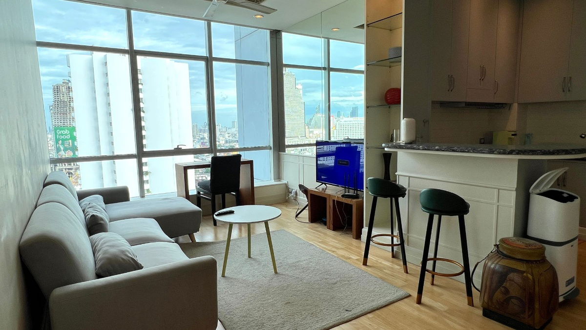 picture Baan Sathorn Chaopraya - 1bed 60sqm. River view 6.4MB Available now - 2/13