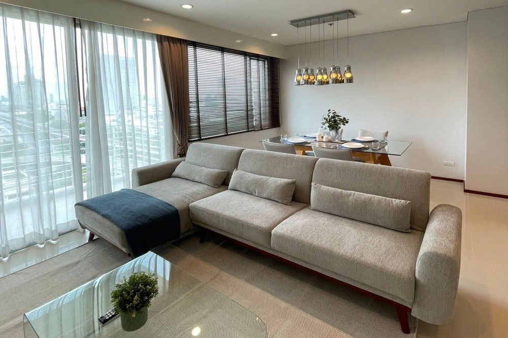 picture 🔥 For Rent !! high floor 11++, There is a bathtub!!🔥 Code C20250900057........Villa Sathorn, 2 bedroom, 2 bathroom, furnished, ready to move in📣📣 - 3/8