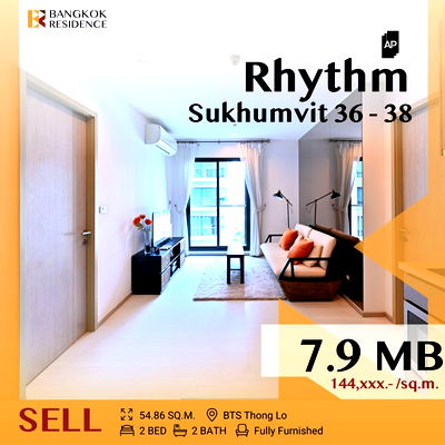 ขายคอนโด : ⚡Hot Deal! Best Price, RHYTHM Sukhumvit 36-38, near BTS Thong Lo