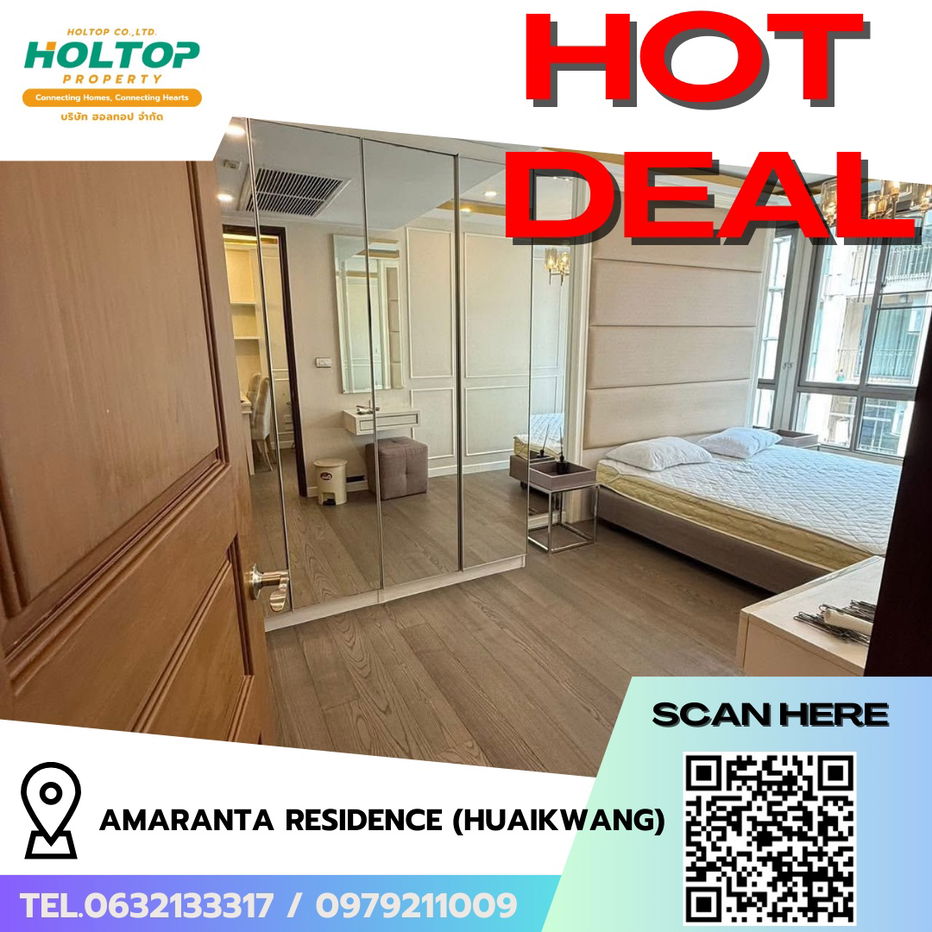 picture #R6545 🎉 230968 Condo for rent  Amaranta Residence (Huaikwang) - 1/10
