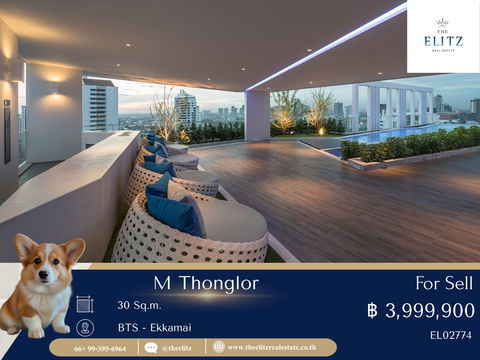 ✨ Luxury Living | M Thonglor Rare Unit ใจกลางทองหล่อ ห้องสวยแต่งครบ พร้อมอยู่เลย ✔
