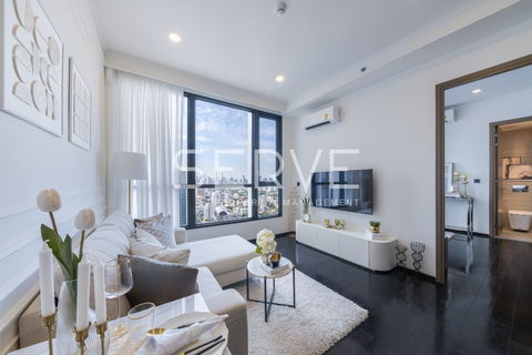 🔥Best Price 8.29 MB🔥 - Nice Room 1 Bed with Bathtub Super High Fl. 30+ Good Location BTS Thong Lo at Park Origin Thonglor Condo / For Sale