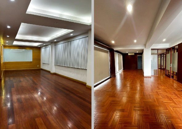 รูป ให้เช่าอาคารสำนักงาน 4 ชั้น ริมถนนกิ่งแก้ว (ริมถนน) / แอร์ทั้งอาคาร / จอดรถ 13 คัน / เหมาะเป็นสำนักงาน , showroom , อื่น ๆ จดบริษัทได้ - รูปที่ 8/10