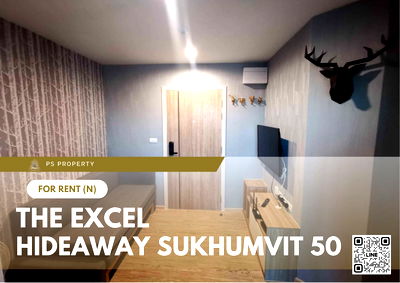 เช่าคอนโด เขตคลองเตย : ให้เช่า 📍 The Excel Hideaway Sukhumvit 50 📍 เฟอร์นิเจอร์ และ เครื่องใช้ไฟฟ้าครบ ใกล้ BTS อ่อนนุช