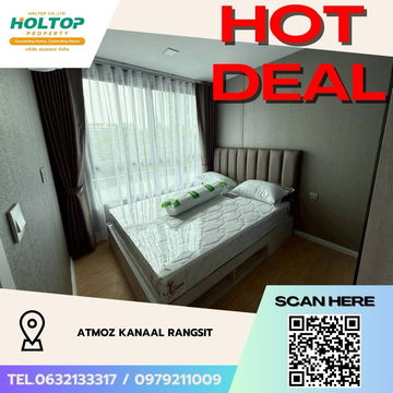 #Z2504💥230968🔥ให้เช่าคอนโด Atmoz Kanaal Rangsit