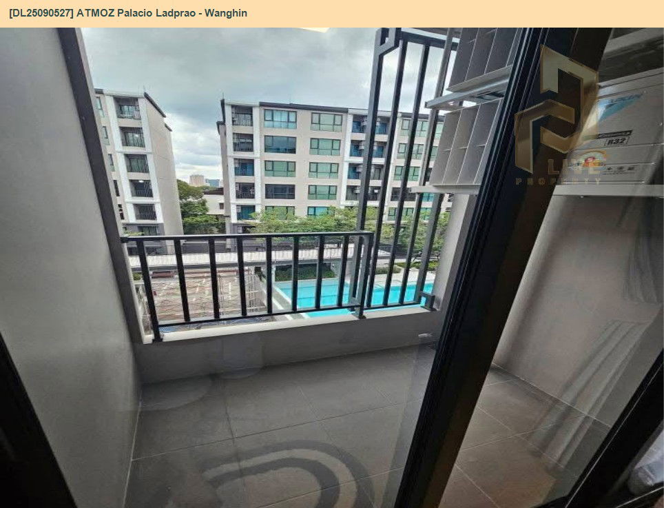 picture DL25090527 Condo for rent, ATMOZ Palacio Ladprao - Wanghin near MRT Lat Phrao, ready to move in, call urgently 0614453194 LineID @162cjixi - 10/16