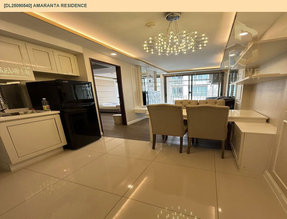 รูป DL25090540 ให้เช่าคอนโด อมรันทา เรสซิเด้นซ์ (Amaranta Residence) ใกล้ MRT ห้วยขวาง พร้อมเข้าอยู่ โทรด่วน 0638692663 LineID @162cjixi - รูปที่ 4/10