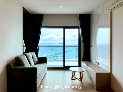 คอนโดให้เช่า : ให้เช่า เดอะซิมโฟนี่ บางแสน-ศรีราชา 2 ห้องนอน 30,000/เดือน วิวทะเล