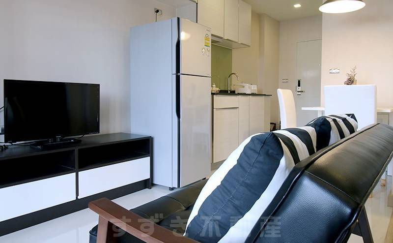 รูป Tree Condo Ekamai - 1 ห้องนอน/ 1 ห้องน้ำ, ชั้น 4, ใกล้ BTS เอกมัย - รูปที่ 1/15