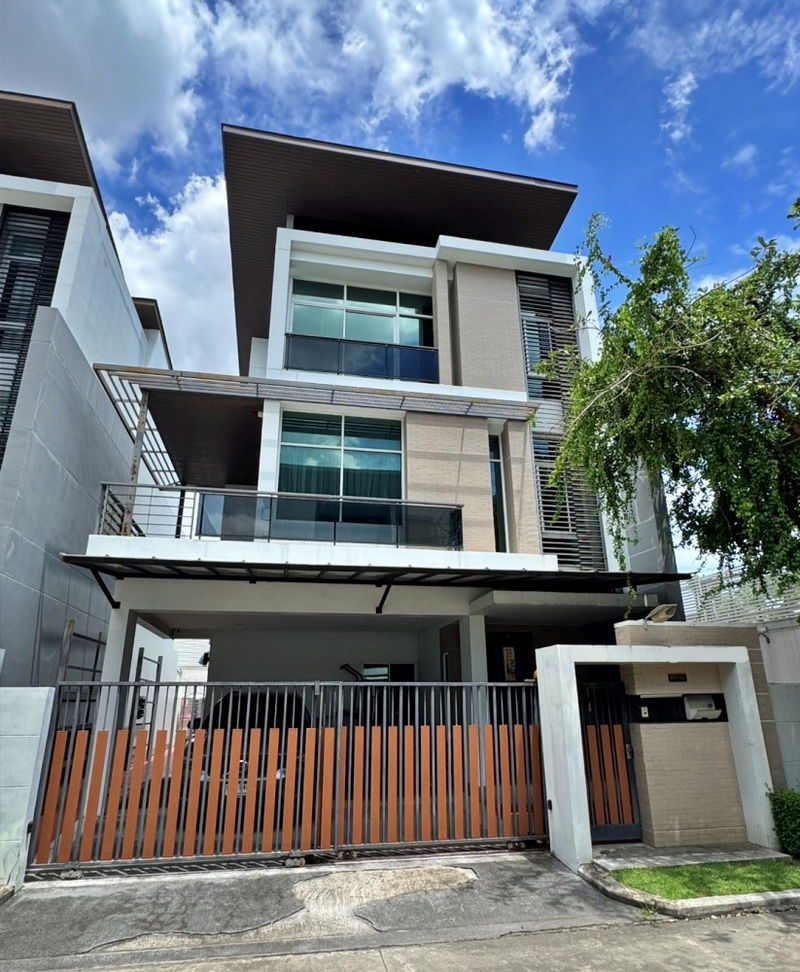 ขายบ้านเดี่ยว : TA8046📲LineID @556ryccg🏡44.6 ตรว 3 ห้องนอน 2 ที่จอดรถ 240 ตรม Nirvana Beyond รามคำแหง-พระราม9 ใกล้The Nine