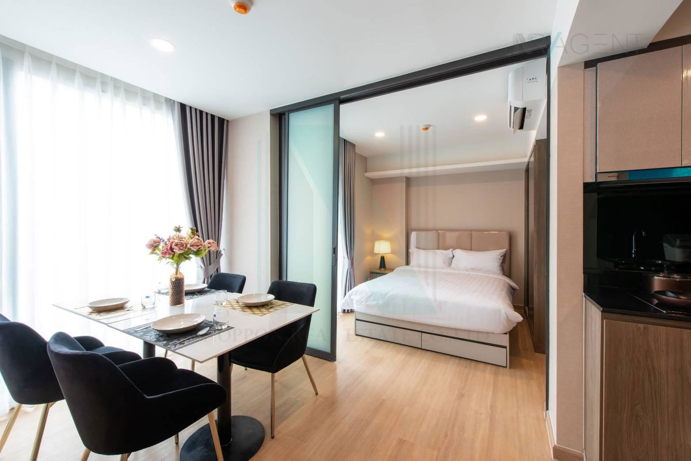 picture 🎉 For rent condo LLOYD SOONVIJAI-THONGLOR Building 1, Floor 8,2 bed room, Room size 60 sqm - 6/8