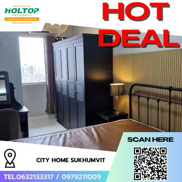 #R6581  🎉 240968 ให้เช่าคอนโด City Home Sukhumvit