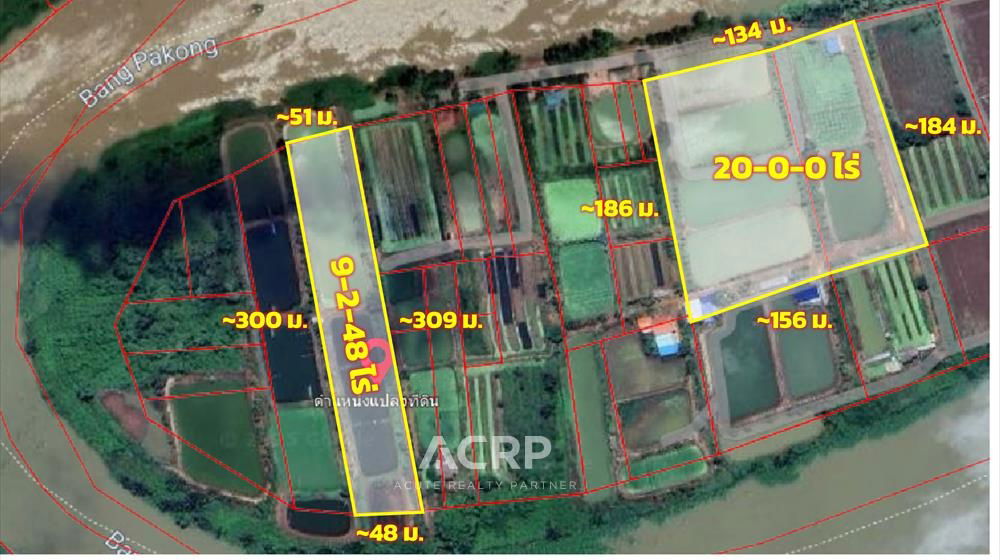 รูป ขายที่ดินริมน้ำบางปะกง แปลงใหญ่ วิวสวย ศักยภาพสูง เหมาะสำหรับนักลงทุน รหัส 00160084 - รูปที่ 1/3