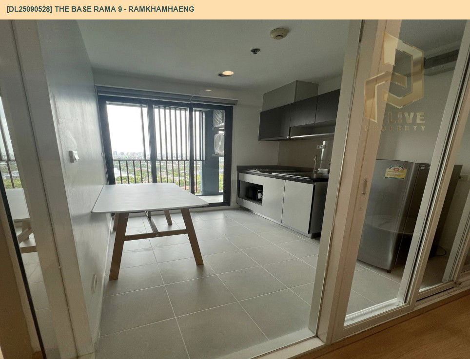 picture DL25090528 Condo for rent, The Base Rama 9 - Ramkhamhaeng near ARL Ramkhamhaeng, ready to move in, call urgently 0614453194 LineID @162cjixi - 5/8