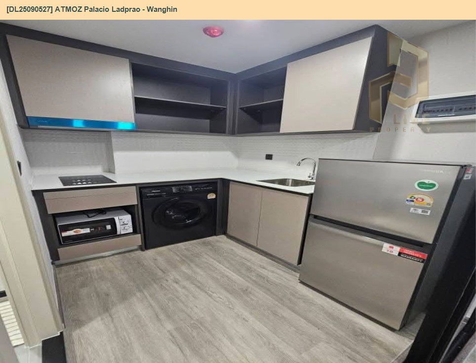 picture DL25090527 Condo for rent, ATMOZ Palacio Ladprao - Wanghin near MRT Lat Phrao, ready to move in, call urgently 0614453194 LineID @162cjixi - 6/16