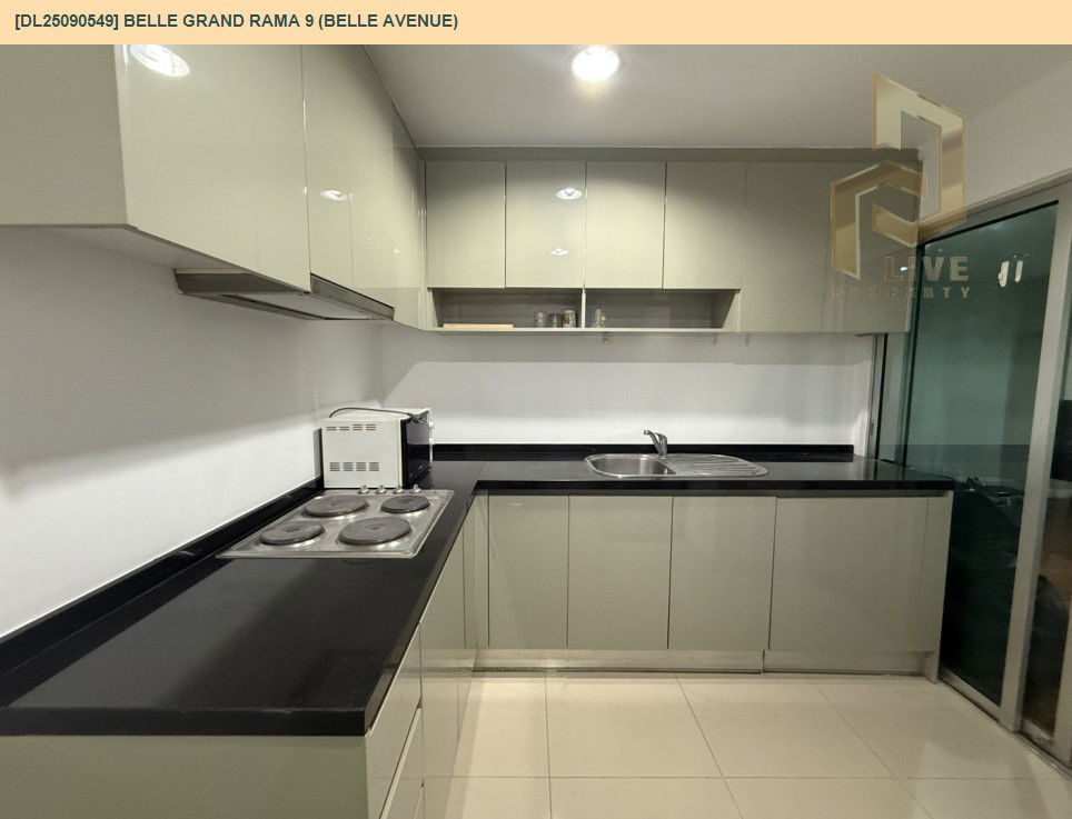 รูป DL25090549 ให้เช่าคอนโด เบล แกรนด์ พระราม 9 (เบล อเวนิว) (Belle Grand Rama 9 (Belle Avenue)) ใกล้ MRT พระราม 9 พร้อมเข้าอยู่ โทรด่วน 0638692663 LineID @162cjixi - รูปที่ 9/25