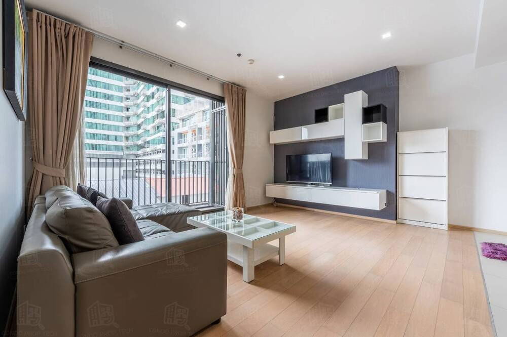picture 🔥 For Rent !! city view !! Spacious room, There is a bathtub,🔥 Code C20240100160.HQ Thonglor, 2 bedroom, 2 bathroom, furnished, ready to move in📣📣 - 3/23
