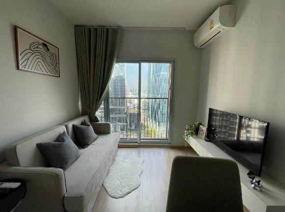 รูป ให้เช่าคอนโด โนเบิล รีวอลฟ์ รัชดา 2 อาคาร 1 ชั้น 19 2 ห้องนอน ขนาด 39.00 ตรม ใกล้ AIA Capital Center - รูปที่ 2/8