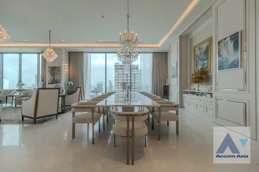 รูป 🔼🔽 AccomA 📩 Penthouse,Private Swimming Pool 4 BR Condominium @The Residences at Sindhorn Kempinski Hotel Bangkok (AA40147) - รูปที่ 2/20