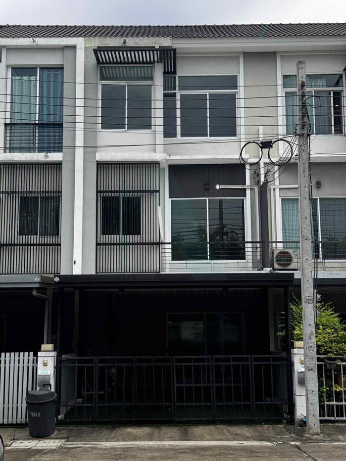 picture 📌 For Sell Town house THE METRO RATTANATHIBET 3-story 3 bedroom 3 bathroom - 1/8