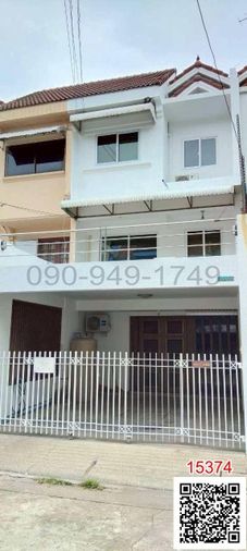Townhouse for rent, 3 floors, Maneeyaville Village, near True Digital Park, Udomsuk Railway Station