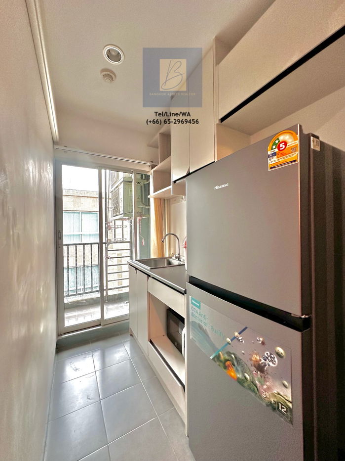 รูป คอนโด 1 ห้องนอน กั้นสัดส่วน ครัวปิด ใกล้ห้างและบีทีเอสสำโรง พร้อมเข้าอยู่✨ - รูปที่ 4/10