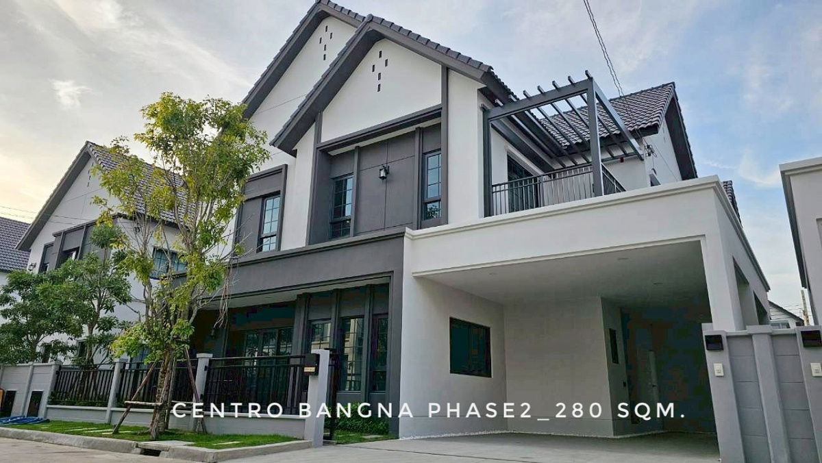 รูป 🎉ให้เช่าบ้านเดี่ยว 2 ชั้น เซนโทร บางนา เฟส2 สไตล์ Modern Luxury โครงการคุณภาพจาก AP Thailand - รูปที่ 1/19