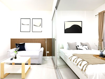 ขายคอนโด : ขาย คอนโด plum condo บางใหญ่ station 23 ตรม. ชั้น1 อาคาร E ห้องรีโนใหม่เอี่ยม